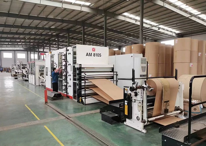 workshop for large kraft paper roll